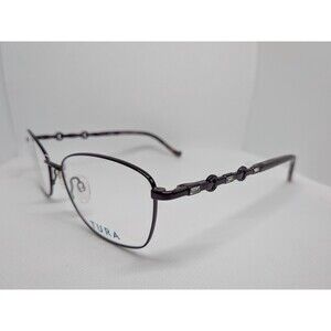 Tura R 570 EGG Eggplant Purple Women's Eyeglasses Frames 56-17-140